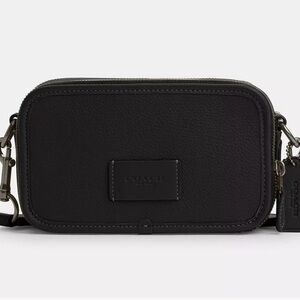 Coach Black Leather Shoulder Bag
